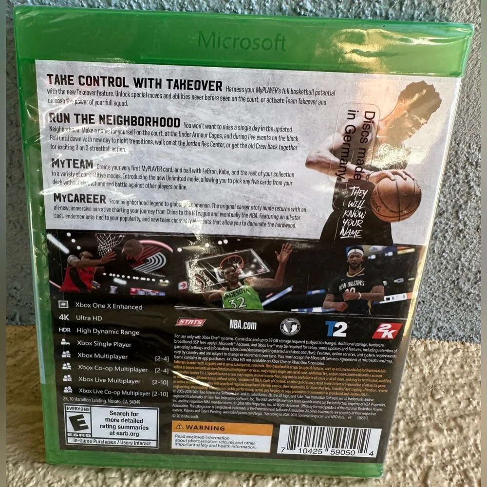 NBA 2K19 (Xbox One, 2018) Brand New Sealed Game